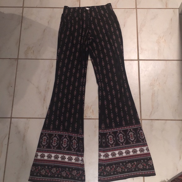 patterned bell bottoms